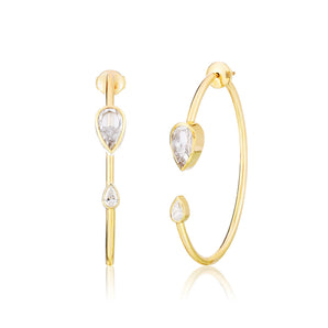 Cava Hoop Earrings Earrings - Moritz Glik diamonds fall edit Circo
