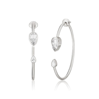 Cava Hoop Earrings Earrings - Moritz Glik diamonds