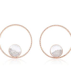 Circo 45 Pave Earrings Earrings - Moritz Glik diamonds fall edit Circo