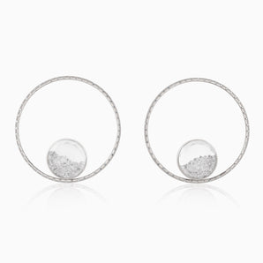 Circo 45 Pave Earrings Earrings - Moritz Glik Ready to Ship diamonds