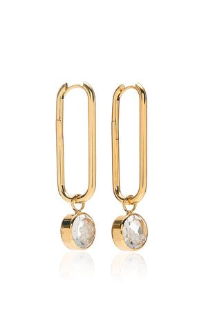 Clipe Two-Tone Hoop Earrings Earrings - Moritz Glik diamonds fall edit Circo