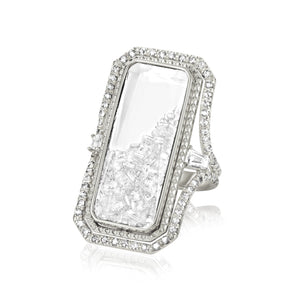 Cocktail Shaker Ring Rings - Moritz Glik Core diamonds Cocktail Ring