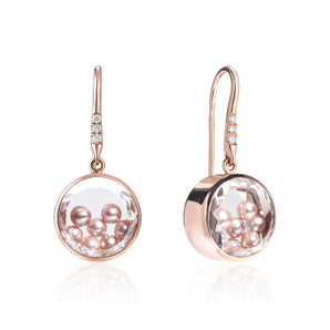 Concha Pearl Earrings Earrings - Moritz Glik Pearls Ready to Ship other gemstones