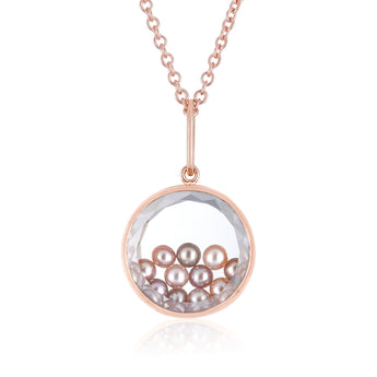 Concha Pearl Pendant Necklaces - Moritz Glik Pearls Ready to Ship other gemstones