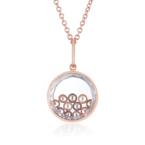 Concha Pearl Pendant Necklaces - Moritz Glik Pearls Ready to Ship other gemstones