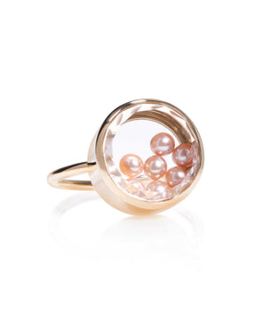 Concha Pearl Ring Rings - Moritz Glik Ready to Ship Pearls
