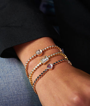 Corda Shaker Bracelet Bracelets - Moritz Glik rubies Valentines Apura