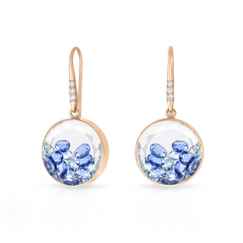 Core 15 Blue Earrings Earrings - Moritz Glik sapphires Core