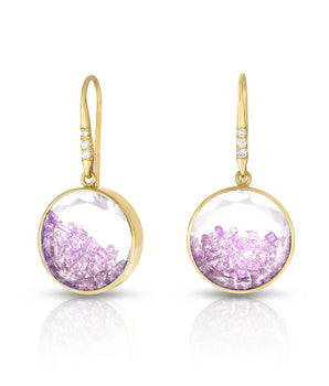 Core 15 Sapphire Earrings Earrings - Moritz Glik sapphires Core