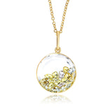 Core 15 Yellow Pendant Necklaces - Moritz Glik diamonds Kaleidoscope Colors Core