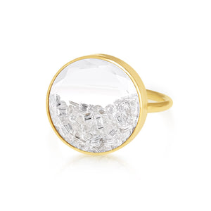 Core 16 Shaker Ring Ring - Moritz Glik diamonds Core
