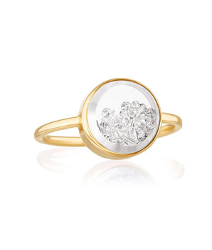 Core Diamond Shaker Ring - Round Rings - Moritz Glik Core diamonds Alternative Bridal