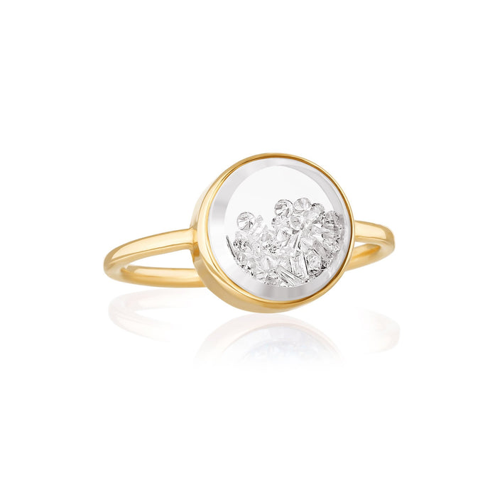 Core Diamond Shaker Ring - Round Rings - Moritz Glik Core diamonds Alternative Bridal