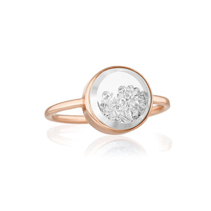 Core Diamond Shaker Ring - Round Rings - Moritz Glik Core diamonds Alternative Bridal