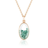 Core Oval Emerald Pendant Necklaces - Moritz Glik emeralds Kaleidoscope Colors Core