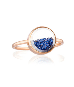 Core Sapphire Ring Round Ring - Moritz Glik sapphires Core