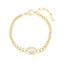 Load image into Gallery viewer, Cravo Curb Chain Bracelet Bracelets - Moritz Glik diamonds Elos Circo
