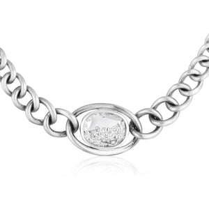 Cravo Curb Chain Necklace Necklaces - Moritz Glik diamonds Elos Circo