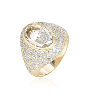 Dedinho Gala Signet Ring Rings - Moritz Glik Ready to Ship diamonds