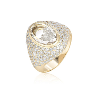 Dedinho Gala Signet Ring Rings - Moritz Glik Ready to Ship diamonds