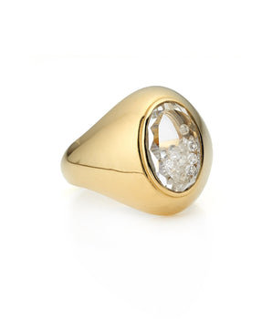 Dedinho Signet Ring Rings - Moritz Glik diamonds signet Core