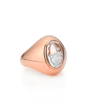 Dedinho Signet Ring Rings - Moritz Glik diamonds fall edit Core