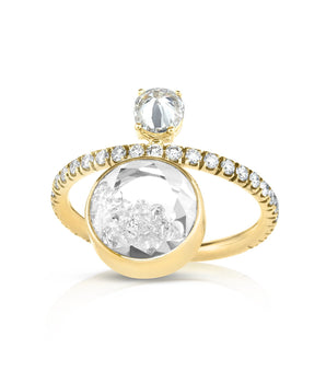 Diamond Eternity Shaker Ring Rings - Moritz Glik Core diamonds Alternative Bridal