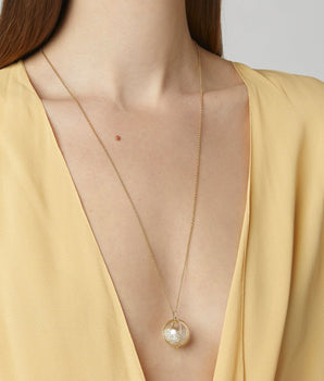 Globe 22 Shaker Pendant Necklaces - Moritz Glik diamonds fall edit Core