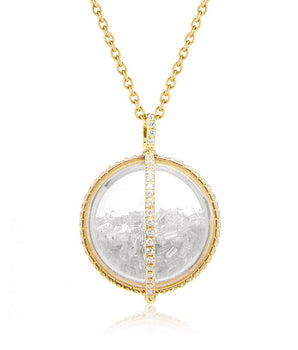 Globe 22 Shaker Pendant Necklaces - Moritz Glik diamonds fall edit Core