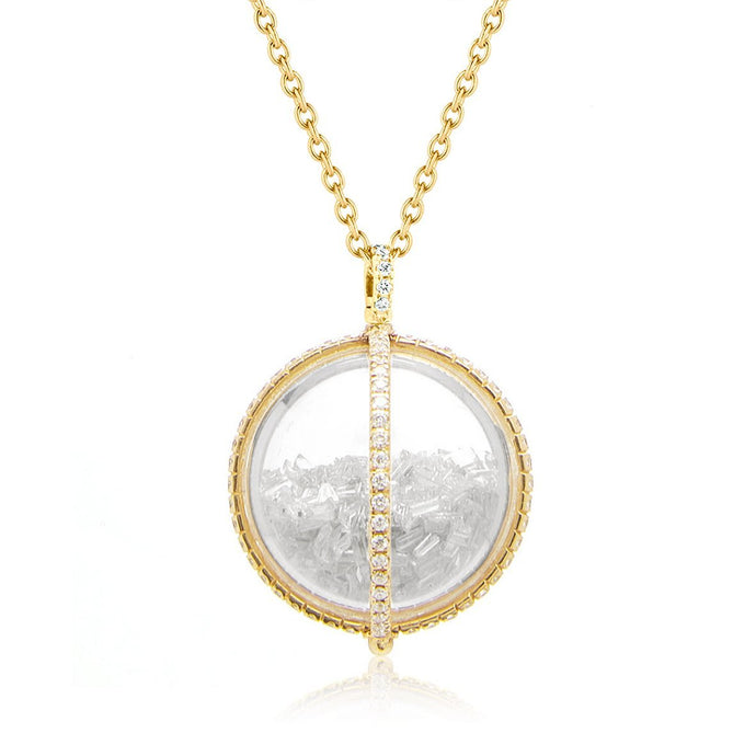 Globe 22 Shaker Pendant Necklaces - Moritz Glik diamonds fall edit Core
