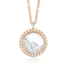 Load image into Gallery viewer, Diamond Halo Pendant Necklaces - Moritz Glik diamonds Core
