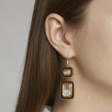 Load image into Gallery viewer, Diamond in Coconut Earrings Earrings - Moritz Glik Verde diamonds
