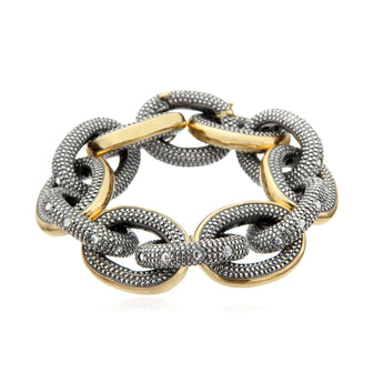 Diamond Pave Statement Bracelet Bracelets - Moritz Glik diamonds Ready to Ship Archived