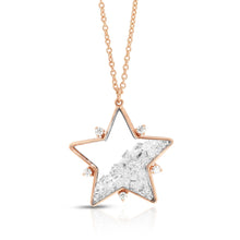 Load image into Gallery viewer, Diamond Star Pendant w/ accents Necklaces - Moritz Glik Celestial diamonds Apollo

