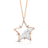 Diamond Star Pendant w/ accents Necklaces - Moritz Glik Celestial diamonds Apollo