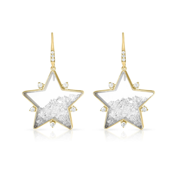 Diamond Stars Shaker Earrings Earrings - Moritz Glik diamonds Muda Celestial