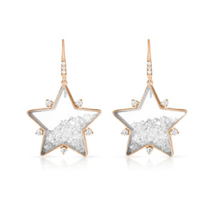 Diamond Stars Shaker Earrings Earrings - Moritz Glik diamonds Muda Celestial