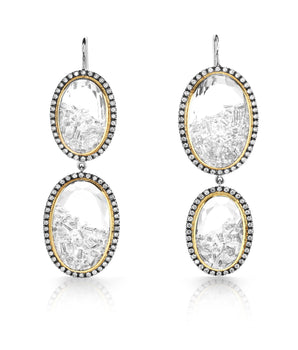 Double Drop Shaker Earrings Earrings - Moritz Glik diamonds Core