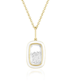 Janela Enamel Pendant Necklaces - Moritz Glik Enamel fall edit diamonds
