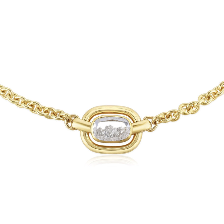 Elo Chain Choker Necklaces - Moritz Glik Elos diamonds