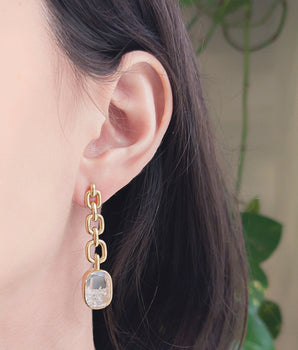 Elo Drop Earrings Earrings - Moritz Glik Elos fall edit diamonds
