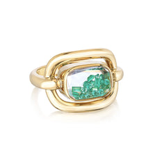 Load image into Gallery viewer, Elo Ring Emerald Rings - Moritz Glik emeralds Elos
