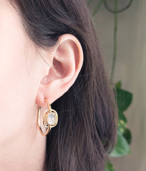 Elo 25 Shaker Hoops Earrings - Moritz Glik Elos fall edit diamonds