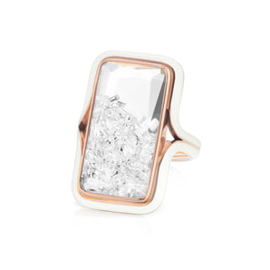 Enamel Cocktail Ring Diamond Rings - Moritz Glik Enamel rings diamonds
