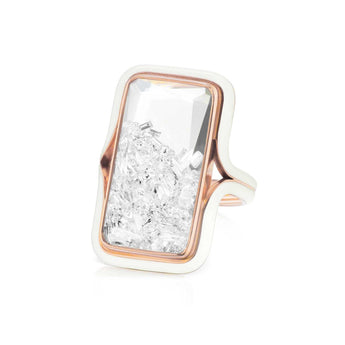 Enamel Cocktail Ring Diamond Rings - Moritz Glik Enamel rings diamonds