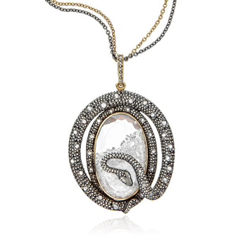 Escama Texture Necklace Necklaces - Moritz Glik diamonds Ready to Ship Archived