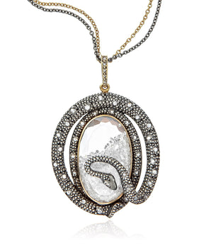 Escama Texture Necklace Necklaces - Moritz Glik diamonds Ready to Ship Archived