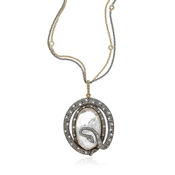 Escama Texture Necklace Necklaces - Moritz Glik diamonds Ready to Ship Archived