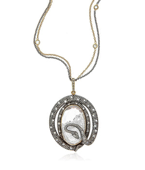 Escama Texture Necklace Necklaces - Moritz Glik diamonds Ready to Ship Archived
