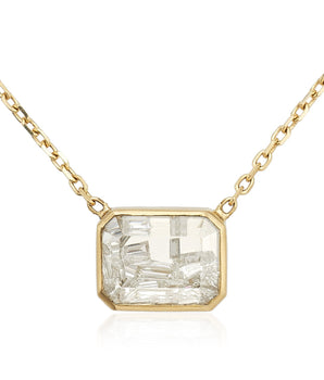 Esmeralda Diamond Necklace Necklaces - Moritz Glik diamonds Apura